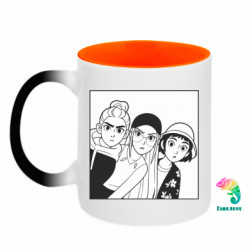 Кружки-хамелеони двокольорові