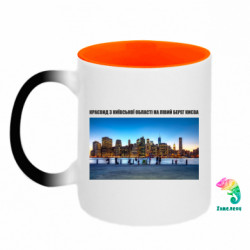 Кружки-хамелеоны двухцветные