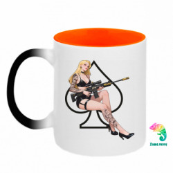 Кружки-хамелеони двокольорові