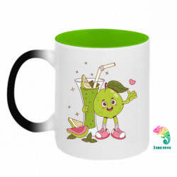 Кружки-хамелеоны двухцветные