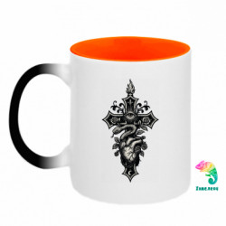 Кружки-хамелеоны двухцветные