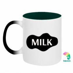 Кухоль-хамелеон двокольоровий Молоко milk - FATLINE Кухоль-хамелеон двокольоровий Молоко milk