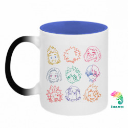 Кружки-хамелеоны двухцветные