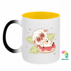 Кружки-хамелеони двокольорові