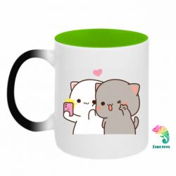 Кружки-хамелеоны двухцветные