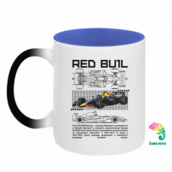 Кружка-хамелеон двухцветная Red Bull Racing - FATLINE Кружка-хамелеон двухцветная Red Bull Racing