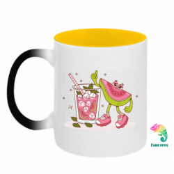 Кружки-хамелеоны двухцветные