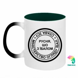 Кружки-хамелеоны двухцветные