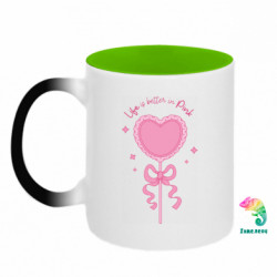 Кружки-хамелеоны двухцветные