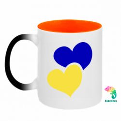Кружки-хамелеони двокольорові