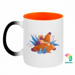 Кружки-хамелеоны двухцветные