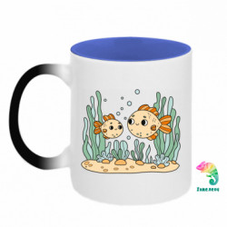 Кружки-хамелеони двокольорові