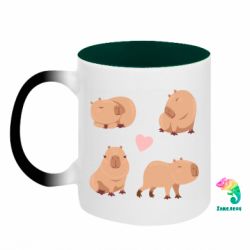 Кружки-хамелеоны двухцветные