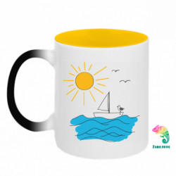 Кружки-хамелеоны двухцветные