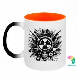 Кружки-хамелеоны двухцветные