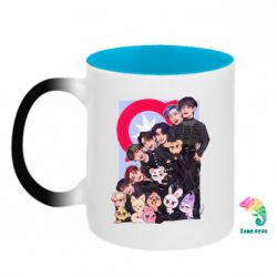 Кружки-хамелеони двокольорові