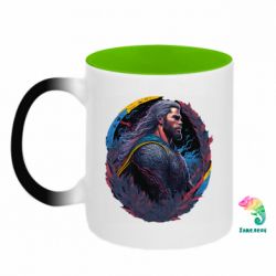 Кружка-хамелеон двухцветная Украинский Тор - FATLINE Кружка-хамелеон двухцветная Украинский Тор
