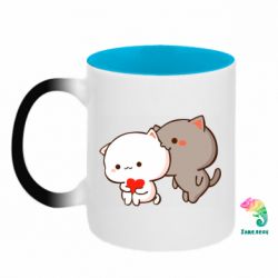 Кружки-хамелеоны двухцветные