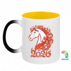 Кружки-хамелеони двокольорові