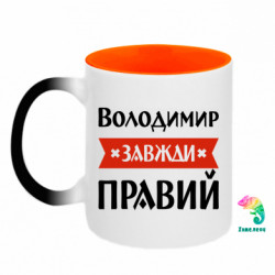 Кружки-хамелеоны двухцветные