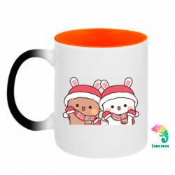 Кружки-хамелеоны двухцветные