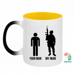 Кружки-хамелеоны двухцветные