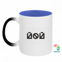 Кружки-хамелеоны двухцветные