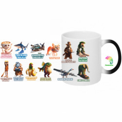 Кружки-хамелеоны с полной запечаткой