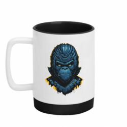 Кружка цветная с силиконовым дном 320ml Горилла зверобот-трансформер - FATLINE Кружка цветная с силиконовым дном 320ml Горилла зверобот-трансформер