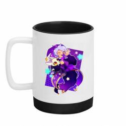 Кружка цветная с силиконовым дном 320ml Коллекционер с королем - FATLINE Кружка цветная с силиконовым дном 320ml Коллекционер с королем