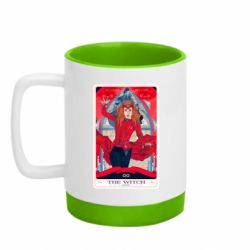 Кружка цветная с силиконовым дном 320ml The Witch WandaVision - FATLINE Кружка цветная с силиконовым дном 320ml The Witch WandaVision
