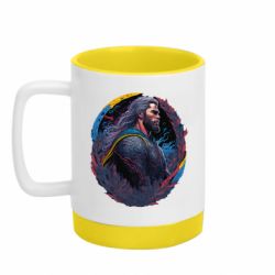 Кухоль кольоровий з силіконовим дном 320ml Український Тор - FATLINE Кухоль кольоровий з силіконовим дном 320ml Український Тор