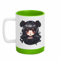 Кружка с силиконовым дном Аниме готик Лолита - FATLINE Кружка с силиконовым дном Аниме готик Лолита