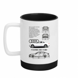 Кружка с силиконовым дном Audi S5 - FATLINE Кружка с силиконовым дном Audi S5