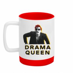 Кружка с силиконовым дном Crowley drama queen - FATLINE Кружка с силиконовым дном Crowley drama queen