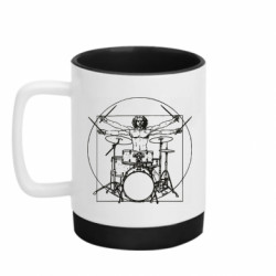 Кухоль з силіконовим дном Drummer