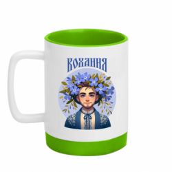 Кружка с силиконовым дном Хуманизация барвинка - FATLINE Кружка с силиконовым дном Хуманизация барвинка