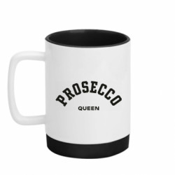 Кружка с силиконовым дном Queen Prosecco - FATLINE Кружка с силиконовым дном Queen Prosecco