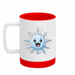 Кружка с силиконовым дном Крэйзи снежинка - FATLINE Кружка с силиконовым дном Крэйзи снежинка