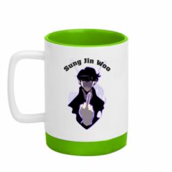 Кружка с силиконовым дном Sung Jin Woo - FATLINE Кружка с силиконовым дном Sung Jin Woo