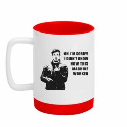 Кружка с силиконовым дном Звездный Лорд мем - FATLINE Кружка с силиконовым дном Звездный Лорд мем