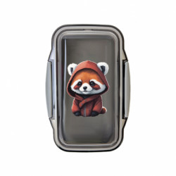 Ланч бокс Leo Червона панда у курточці з капюшоном - FATLINE Ланч бокс Leo Червона панда у курточці з капюшоном