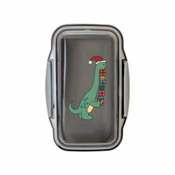 Ланч бокс Leo Динозавр із новорічними подарунками - FATLINE Ланч бокс Leo Динозавр із новорічними подарунками