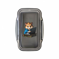 Ланч бокс Leo Хом'як програміст - FATLINE Ланч бокс Leo Хом'як програміст