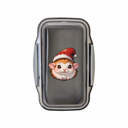 Ланч бокс Leo Хом'як у шапці Санти - FATLINE Ланч бокс Leo Хом'як у шапці Санти