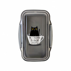 Ланч бокс Leo Кіт у чашці - FATLINE Ланч бокс Leo Кіт у чашці