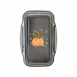 Ланч бокс Leo Красивий помаранчевий гарбуз з листям - FATLINE Ланч бокс Leo Красивий помаранчевий гарбуз з листям