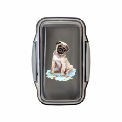 Ланч бокс Leo мопс с гірляндою - FATLINE Ланч бокс Leo мопс с гірляндою