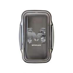 Ланч бокс Leo Mykolaiv Black & White - FATLINE Ланч бокс Leo Mykolaiv Black & White