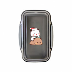 Ланч бокс Leo Різдвяні чібі ведмедики - FATLINE Ланч бокс Leo Різдвяні чібі ведмедики